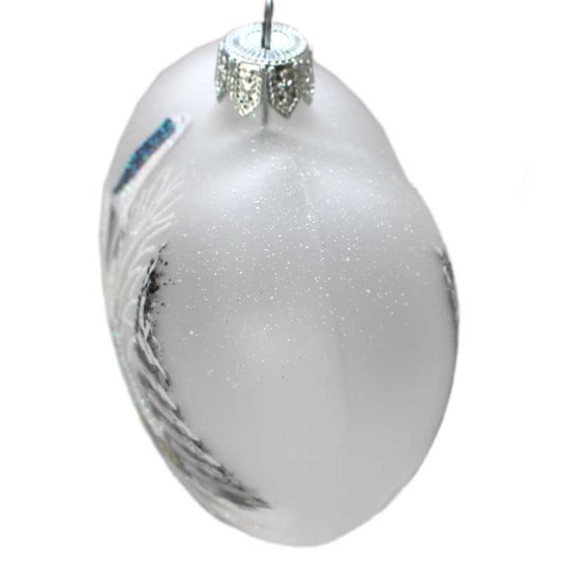 Glasherz Winterlandschaft in Weiß